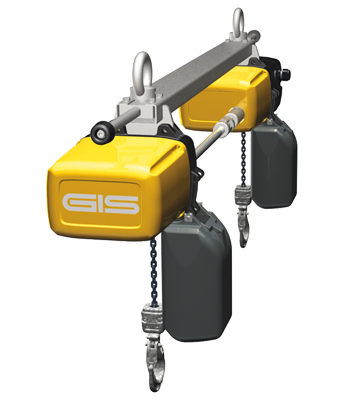 GPS Kettingtakel, elektrische kettingtakel, GIS, gis takel, GPS, synchroon takel