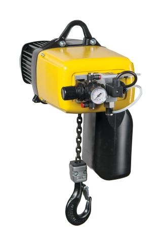 ATEX takel Kettingtakel, elektrische kettingtakel, GIS, gis takel, ATEX, explosiebestendig, teleflex